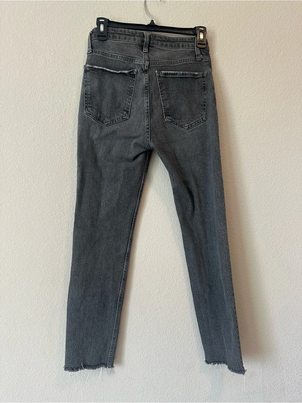 Zara Women's Washed Charcoal High-Rise Jeans - Picture 3 of 3